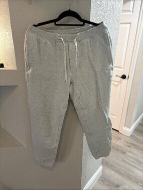 Lululemon Light Gray Drawstring Joggers